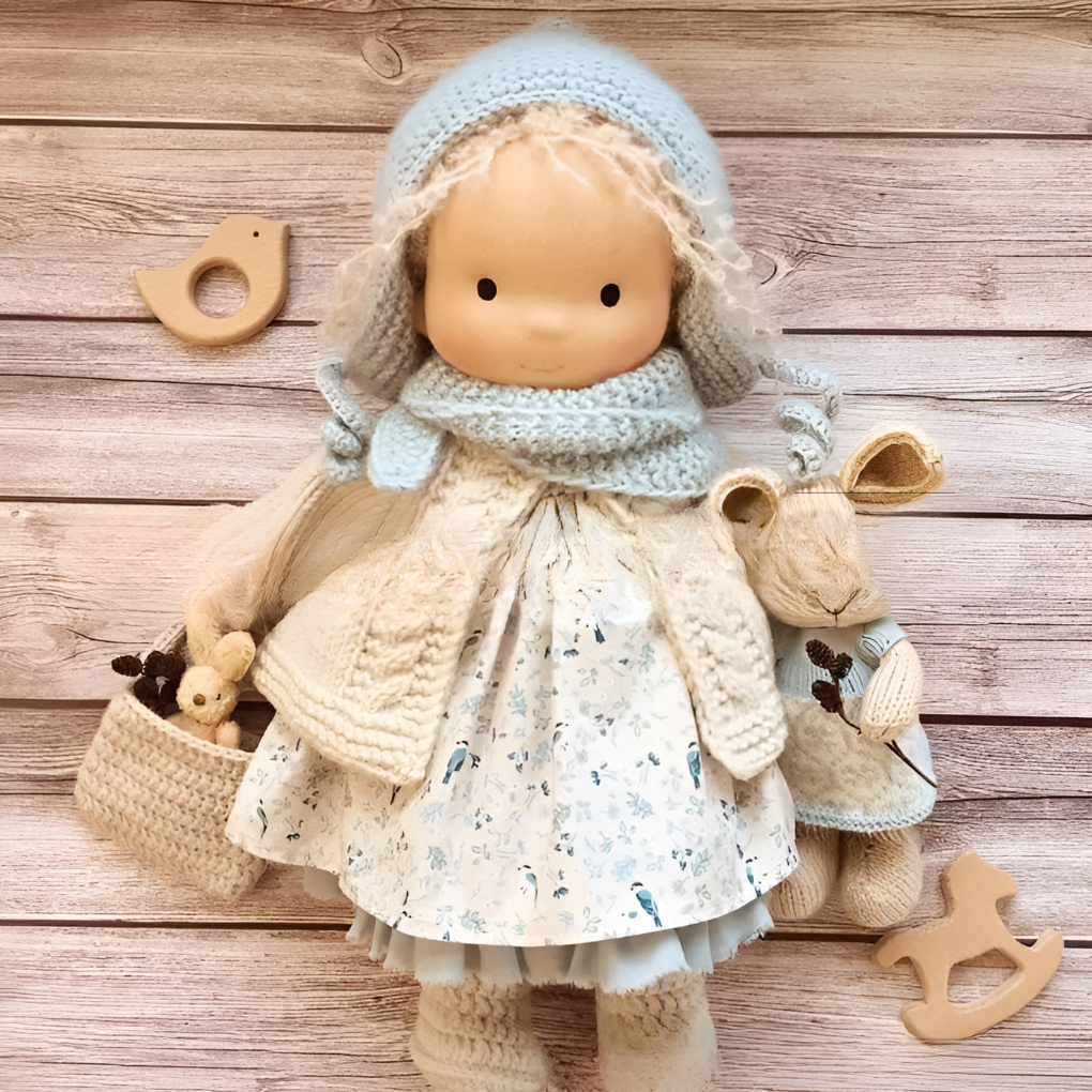 handmade waldorf heirloom cuddly doll – Aurum De London