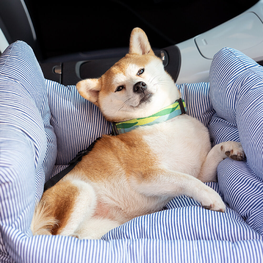 3-in-1 bolster dog travel bed for car, shoulder and home – view 9 – Aurum De London