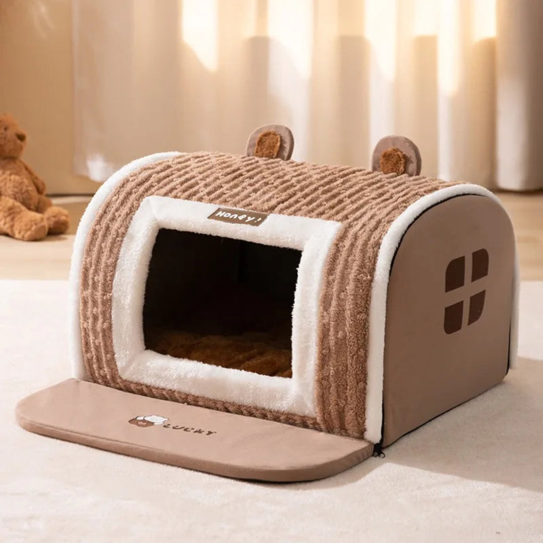 enclosed dog bed house – view 4 – Aurum De London