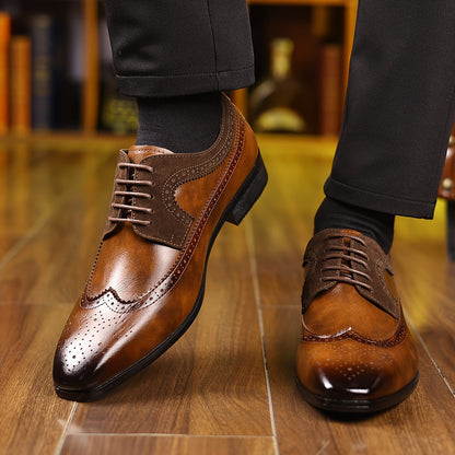 men's leather business dress shoes – view 3 – Aurum De London