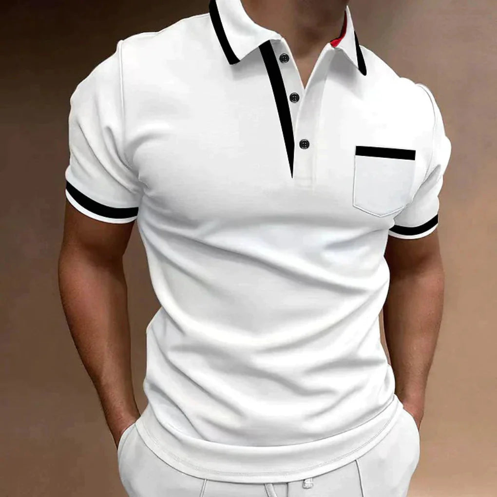 men's elegant cotton polo shirt – Aurum De London