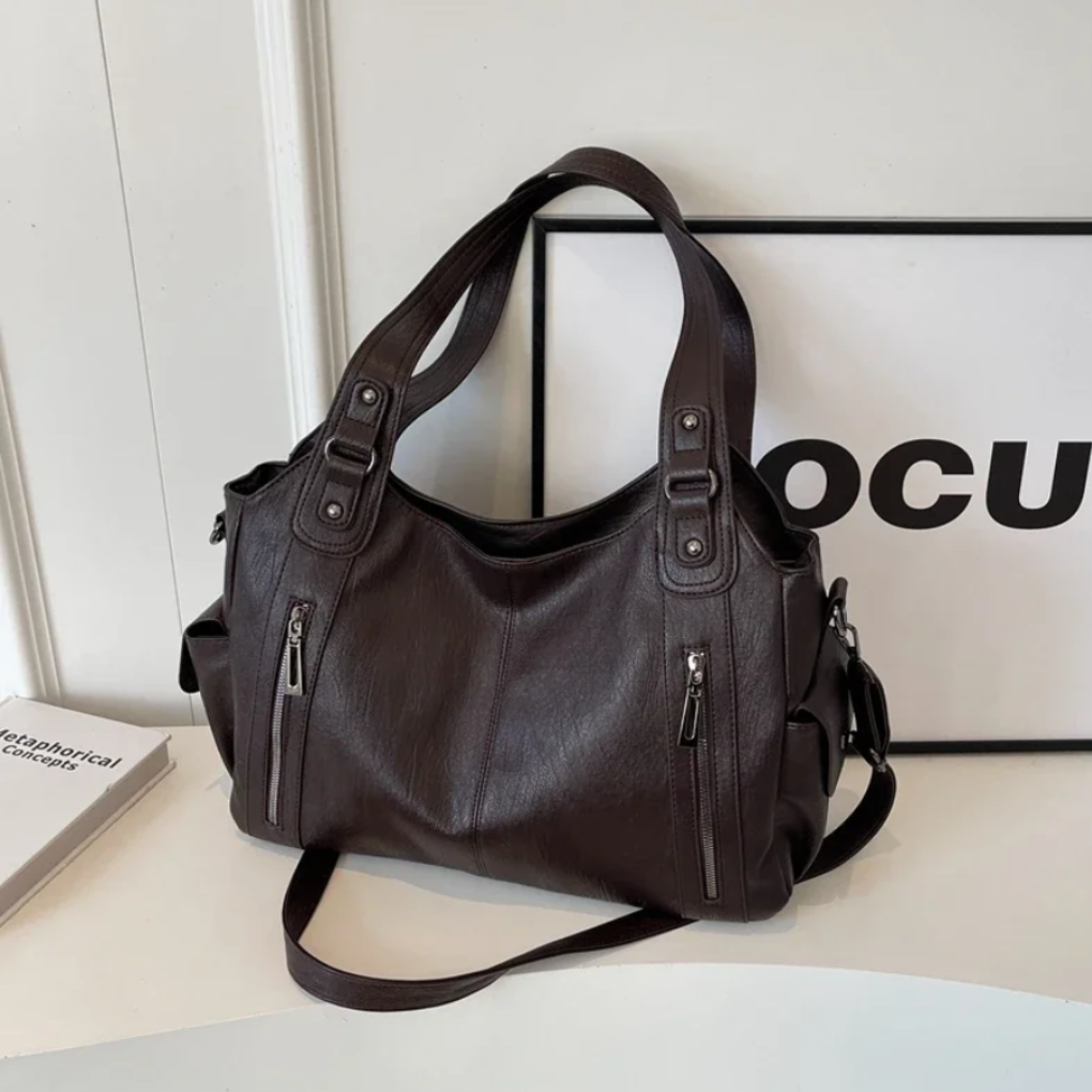 elegant quilted shoulder bag – Aurum De London