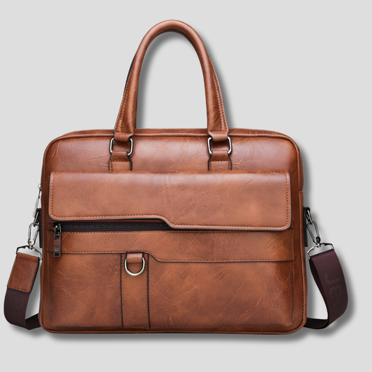 men's leather shoulder bag – Aurum De London