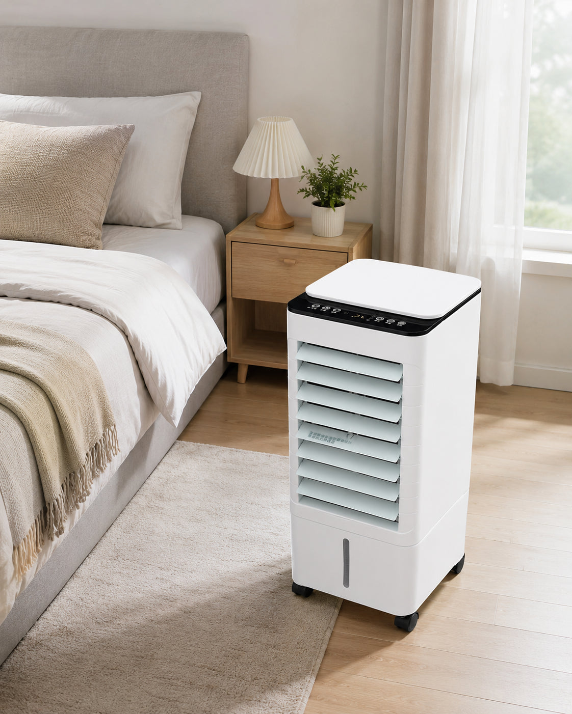 freestanding portable air conditioner with remote control – view 2 – Aurum De London