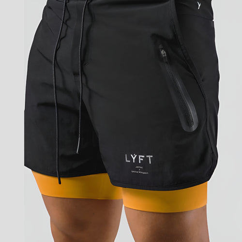 men's 2-in-1 compression sport and training shorts – Aurum De London