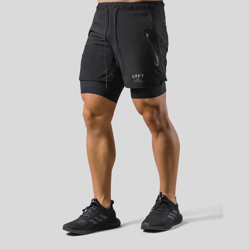 men's 2-in-1 compression sport and training shorts – Aurum De London