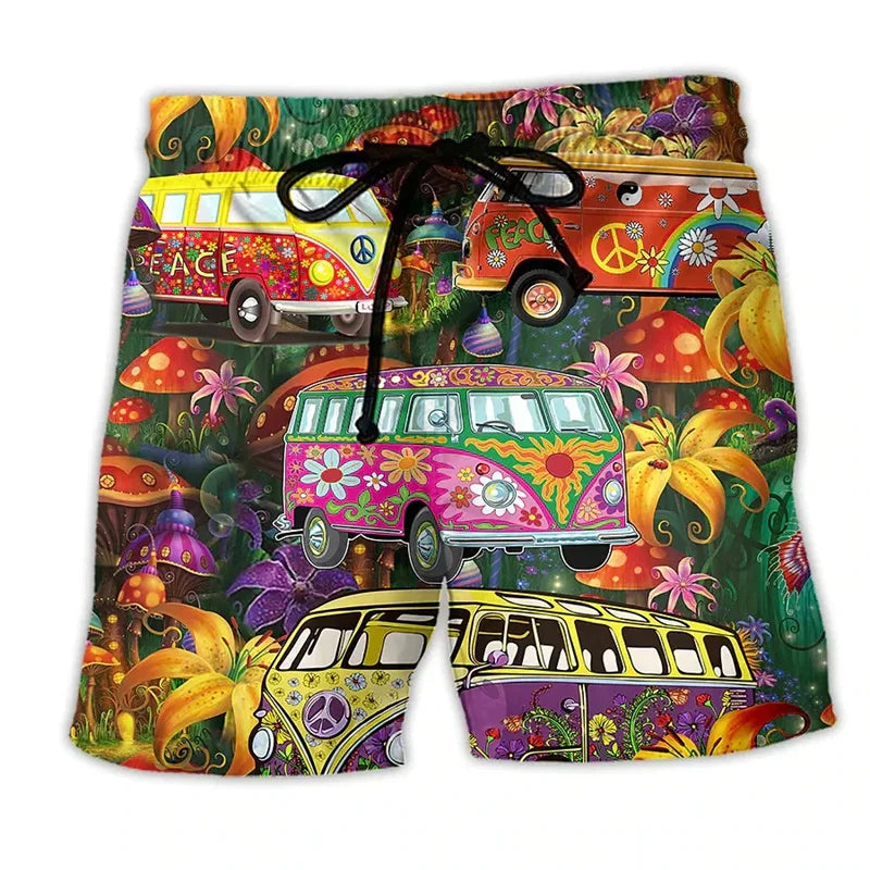 men's quick-dry printed swim shorts – Aurum De London