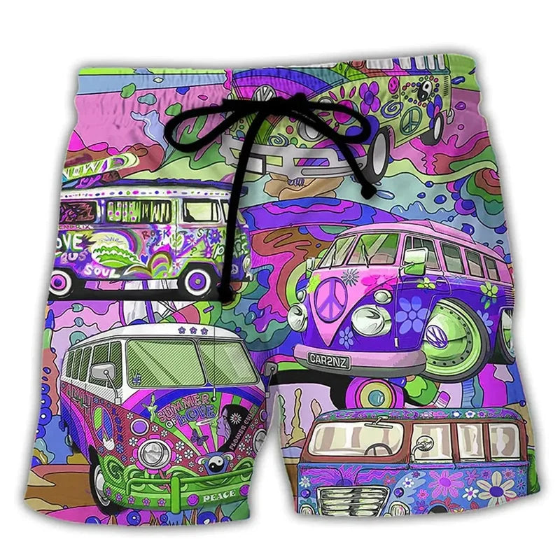 men's quick-dry printed swim shorts – Aurum De London