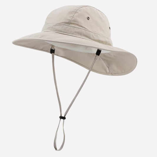 men's upf 50+ wide-brim bucket sun hat – Aurum De London