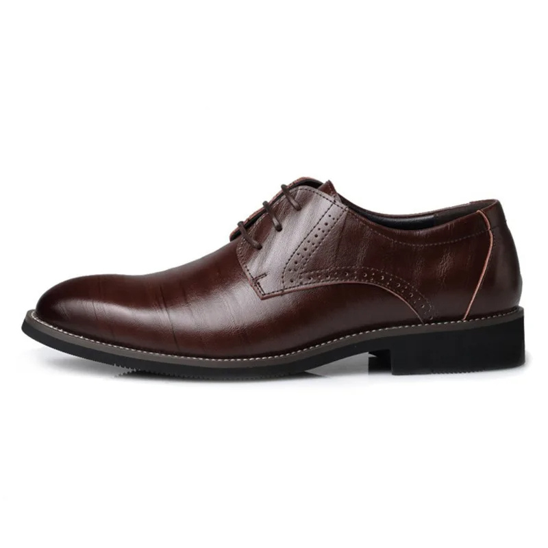 men's vegan leather oxford shoes – view 3 – Aurum De London