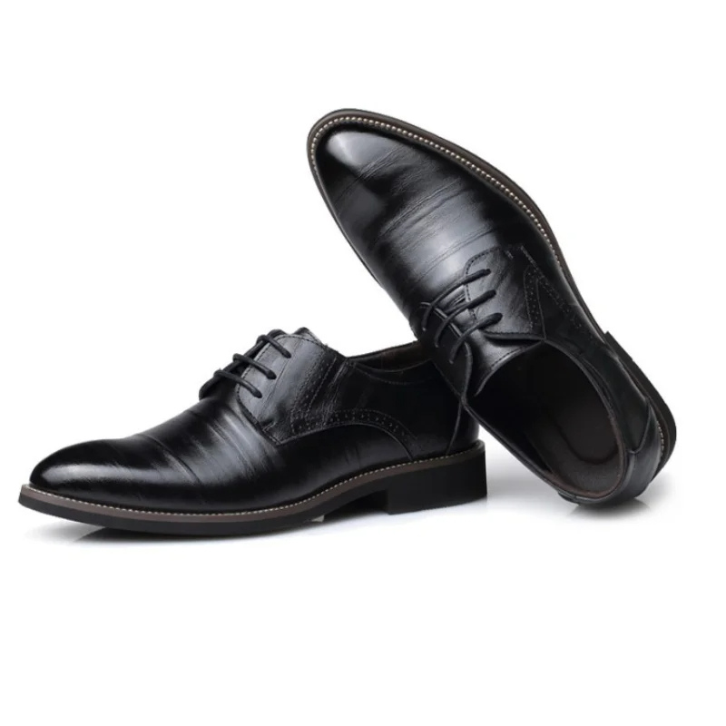 men's vegan leather oxford shoes – view 4 – Aurum De London