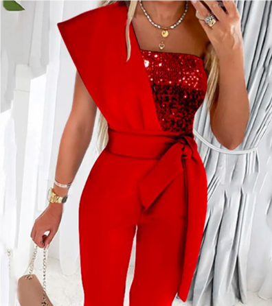 women's elegant wide-leg jumpsuit – Aurum De London